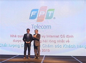 FPT Telecom was voted as the Fixed Internet Service Provider to be most satisfied by customers.